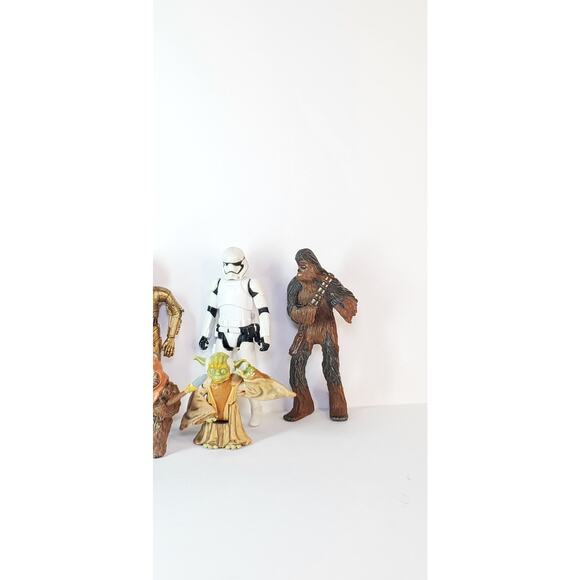 Mixed Lot of 7 Loose Star Wars Action Figures Clone Wars Toy3 - Picture 3 of 3